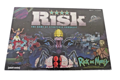 Risk Rick and Morty Board Game Adult Swim New Sealed Strategy Ages 17+ 3-5 NIB - Image 1 of 4