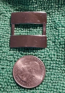 PIN VINTAGE CAPITÁN MILITAR BARRA PLATA ESTERLINA 1 POR I PULGADA # 2 - Imagen 1 de 2