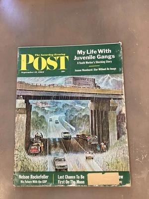 1962 Saturday Evening Post September 15 - Pacific Grove CA; Glen Canyon Dam;  - Image 1 of 4
