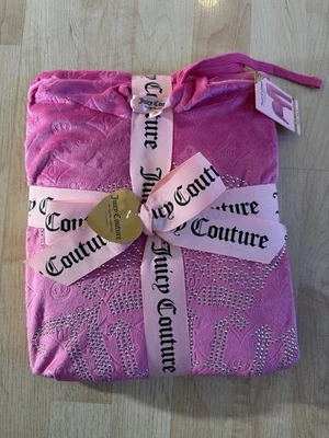 NWT Juicy Couture Pink Velvet Velour 2 Piece PJ Pajama Set Women's M - Image 1 of 4