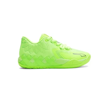PUMA  X Lamelo Ball Mb.01 Lo Basketball  Youth Boys Green Sneakers Athletic Shoe - Image 1 of 4