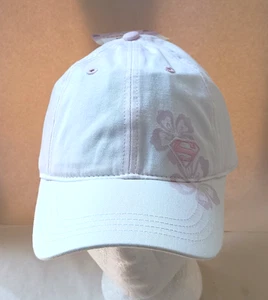 Light Pink Super Girl DC Comics Baseball Cap Hat Youth 2007 NOS New - Picture 1 of 8