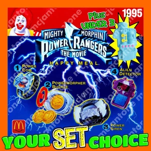 JUEGO Flauta McDonald's 1995 MIGHTY MORPHIN POWER RANGERS Saban MMPR TU ELECCIÓN - Imagen 1 de 11