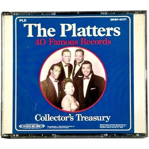 THE PLATTERS Collectors Treasury 2-Disc CD Set 40 Famous Records R&B Classics - Picture 1 of 4