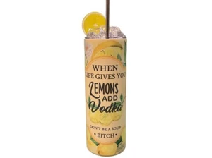 Tumbler 20 oz Travel Mug Hot & Cold Stainless Steel Beverage Ice Top Lemon 3D - Picture 1 of 2