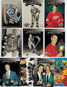 JUEGO DE HÉROES DE HOCKEY GORDIE HOWE 1992-93 CUBIERTA SUPERIOR, CON CABEZA EN ESTADO BV $20.00 - Imagen 1 de 1