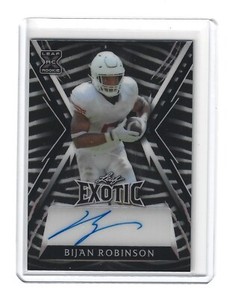 2023 Leaf Exotic Bijan Robinson Prismatic Zebra Auto BA-BR1 10/13