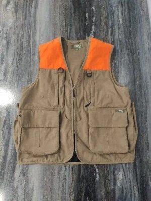 Chaleco Gander Mountain Talla M Serie Guía Naranja/Tostado Bolsillos de Carga  Foto 1 de 4
