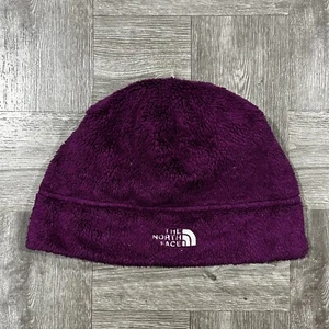 The North Face Purple Fuzzy Beanie Winter Hat Unisex Youth - Picture 1 of 6