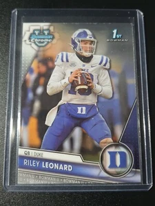 Riley Leonard - Bowman University 2023 - Duke Blue Devils - 1st Bowman - Bild 1 von 2