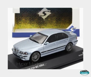 SOLIDO 1/43 BMW 5-SERIES M5 5.0L V8 32V E39 SILVER BLUE 2003 Art.4310503 - Picture 1 of 2