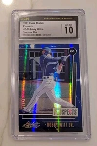 2021 Panini Absolute Prospects BOBBY WITT JR.  Blue /149 CSG CGC 10 Gem Mint! - Picture 1 of 2