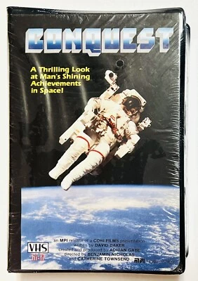 CONQUEST 1985 VHS MPI Double Clamshell 3-Hour Space Exploration Documentary - Image 1 of 4