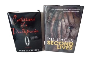 Lot of 2 Ruth Francisco P.D. Cacek 2 hardcover Confessions of a Deathmaiden Seco - Picture 1 of 12