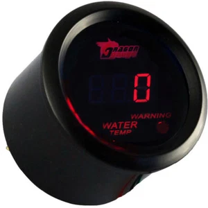 52mm Digital Wasser Temperatur Rot LED Anzeige Instrument Tachoscheiben - Bild 1 von 8