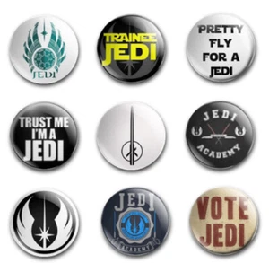 25 mm JEDI RELIGION KNOPFABZEICHEN x9 - Bild 1 von 1