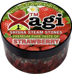100G - XAGI STRAWBERRY SHISHA HOOKAH STEAM STONES - *FAST DELIVERY* - Picture 1 of 3