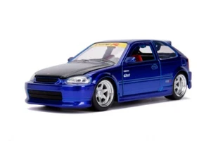JADA TOYS JDM TUNERS 1997 HONDA CIVIC EK TYPE R BLUE 1:24 DIECAST NEW NO BOX - Picture 1 of 5