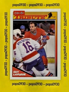Guy Lafleur, Montreal Canadiens, 1991, O-Pee-Chee, Tribute, #1 - Bild 1 von 2