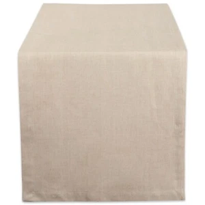 DII NATURAL Massiv Chambray Tischläufer 14x108" Neu - Bild 1 von 3