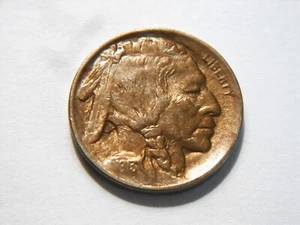 1913-P BU+ (Type 1) Raised Mound Buffalo Nickel - Picture 1 of 3