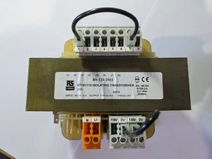 RS PRO 630VA DIN Rail & Panel Mount Transformer - Picture 1 of 4