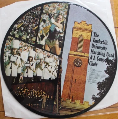 VANDERBILT UNIVERSITY MARCHING BAND & A CAPPELLA CHOIR LP 12" PICTURE DISC [74] - Image 1 of 3
