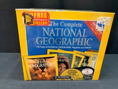 NEW !! National Geographic Magazine 110 Years 31 CD-ROM Set   - Image 1 of 4