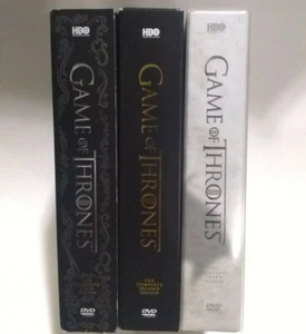 Game of Thrones Season 1 2 3 DVD Lot. Complete Seasons 1-3 HBO. Fantasy Dragon - Picture 1 of 4