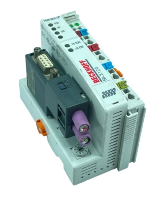 Beckhoff BK3120 Profibus Coupler Siemens 6ES7 972-0BB12-0XA0 Economy Plus K-bus - Image 1 of 4