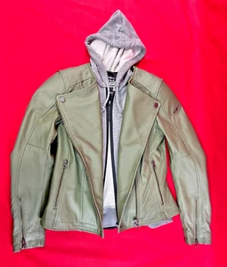 Alpinestars Stella Alice Womens Leather Motorcycle Jacket Green Size 4 - Bild 1 von 21