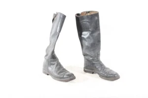 Botas de cuero antiguas botas de caña Wehrmacht suela 30 cm botas botas de uñas - Imagen 1 de 11