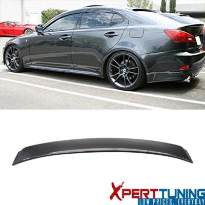 Fit 06-13 IS250 IS350 IS F 4Dr OE Style ABS #1G0 Smoky Granite Mica Roof Spoiler Foto 1 de 4