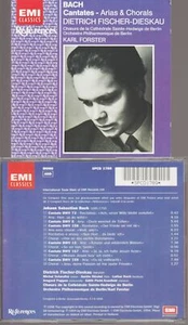 Bach Cantates Arias & Chorals Cd Sampler Dietrich Fischer Forster - Imagen 1 de 1