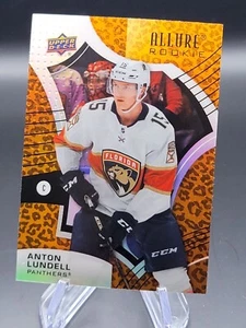 2022 Upper Deck Allure Hockey Anton Lundell Rookie Leopard #105 Panthers - Picture 1 of 2