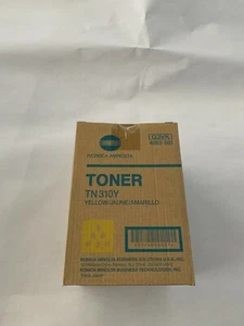 New Genuine Konica Minolta Yellow Toner TN310Y for BizHub C350/C351/C450/C450P - Picture 1 of 2