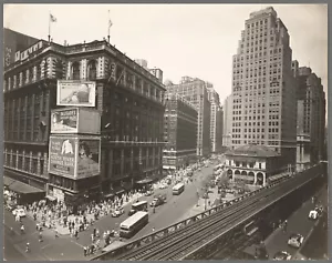 New York City 1930's 8X10 Photo Herald Square, 34th and Broadway 58458567 - Picture 1 of 1