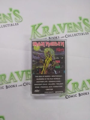 IRON MAIDEN KILLERS STEREO CASSETTE TAPE 1981  - Image 1 of 4