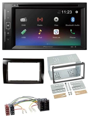 Pioneer Bluetooth MP3 USB 2DIN DAB DVD Autoradio für Fiat Bravo (ab 2007) - Bild 1 von 4