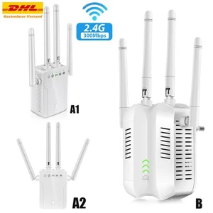 WLAN Repeater Router Range 300Mbps WIFI Signal Verstärker Access Point Booster - Bild 1 von 13