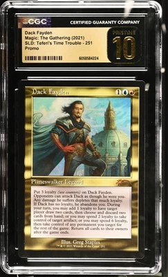 DACK FAYDEN Secret Lair Teferi's Time Trouble CGC 10 Pristine MTG [Nostalgium] - Image 1 of 2