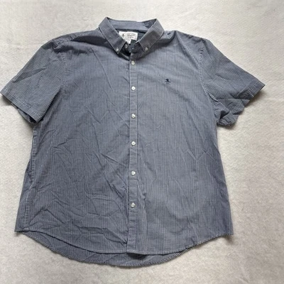 Original penguin By Munsingwear Short Sleeve Button Up Shirt Blue XXL - Image 1 of 4