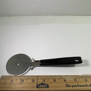 VTG Ekco Pizza Cutter Plastic Handle Stainless 8” - Picture 1 of 12