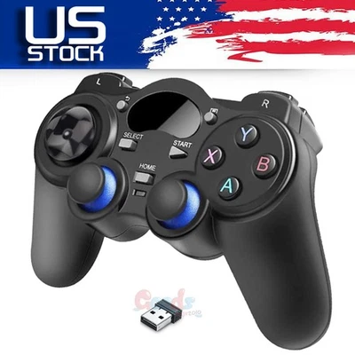 MUCH USB 2.4G Wireless Game Controller for PC/Laptop Computer (Windows XP/7/8/10) NEW