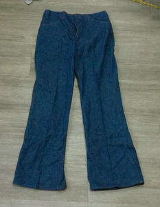 Vintage 70s Maverick Jeans 32x30 Blue Bell Bottom Made in USA 100% Cotton - Bild 1 von 9