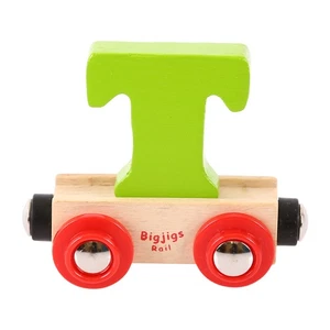 Bigjigs Rail Rail Name Letter T (Green) - Imagen 1 de 1