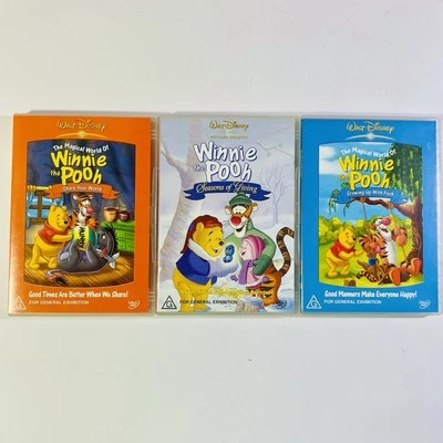 Winnie The Pooh Dvd Seasons of Giving Share Your World Growing Up With Pooh - Image 1 of 4