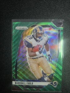 2024 Panini Prizm - Marshall Faulk #299 Green Wave Prizm Rams 🔥 - Bild 1 von 3