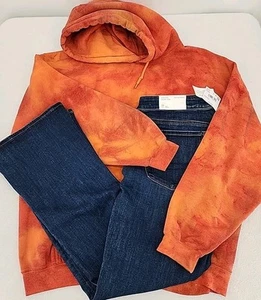 AE Damengröße 20 kurz NEU Skinny Kick Gildan Unisex 2XL Hoodie Ice Tie Dye ** - Bild 1 von 23