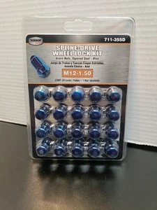 Dorman 711-355D Wheel Lock Set -20 Blue, Direct Fit - Thread Size: M12 x 1.50 - Bild 1 von 4